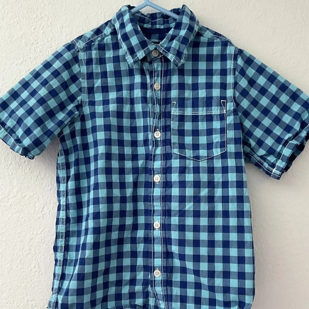 OSHKOSH B’GOSH PLAID BUTTON-DOWN SHIRT LIKE NEW